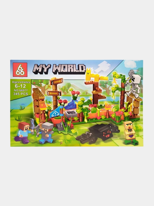 Конструктор Лего My world совместим с Lego Minecraft, Cube world