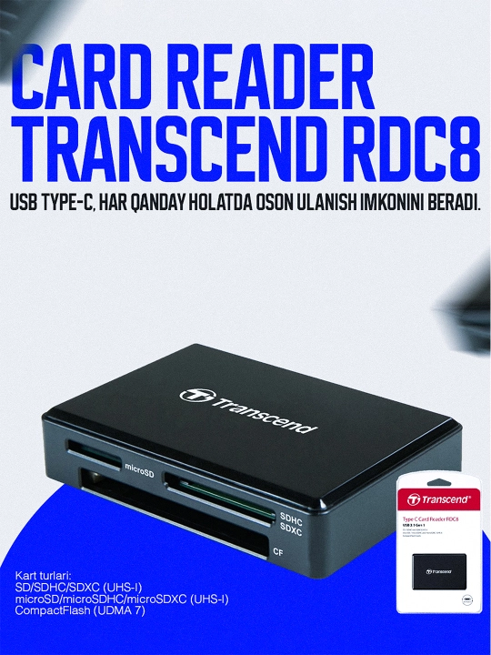 Kartrider TRANSCEND RDC 8 - 