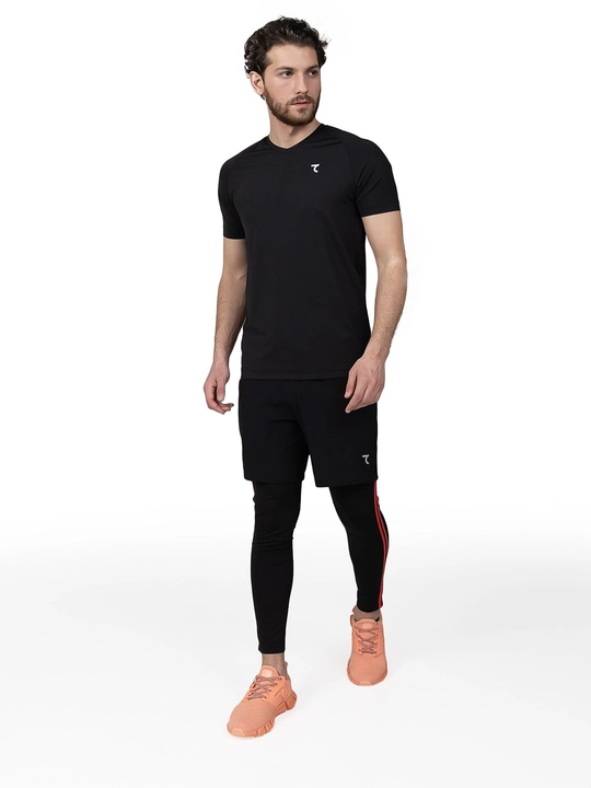 Мужской спортивный лонгслив 7SABER Flex Pro компрессионный рашгард