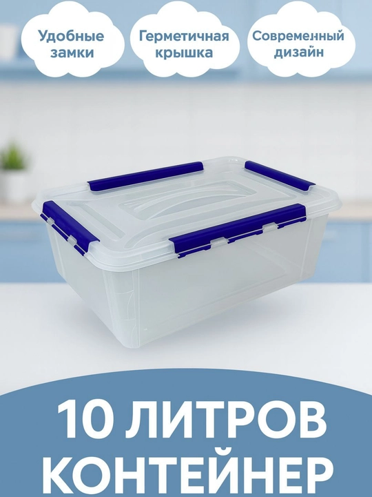 10 litrli plastik konteyner - 