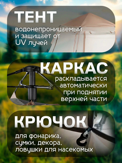 Sayyohlik chodirlari, 2-5, 5-8, 8-9, 10-12 kishilik