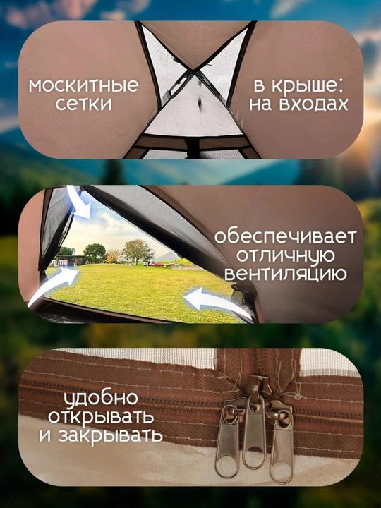Sayyohlik chodirlari, 2-5, 5-8, 8-9, 10-12 kishilik