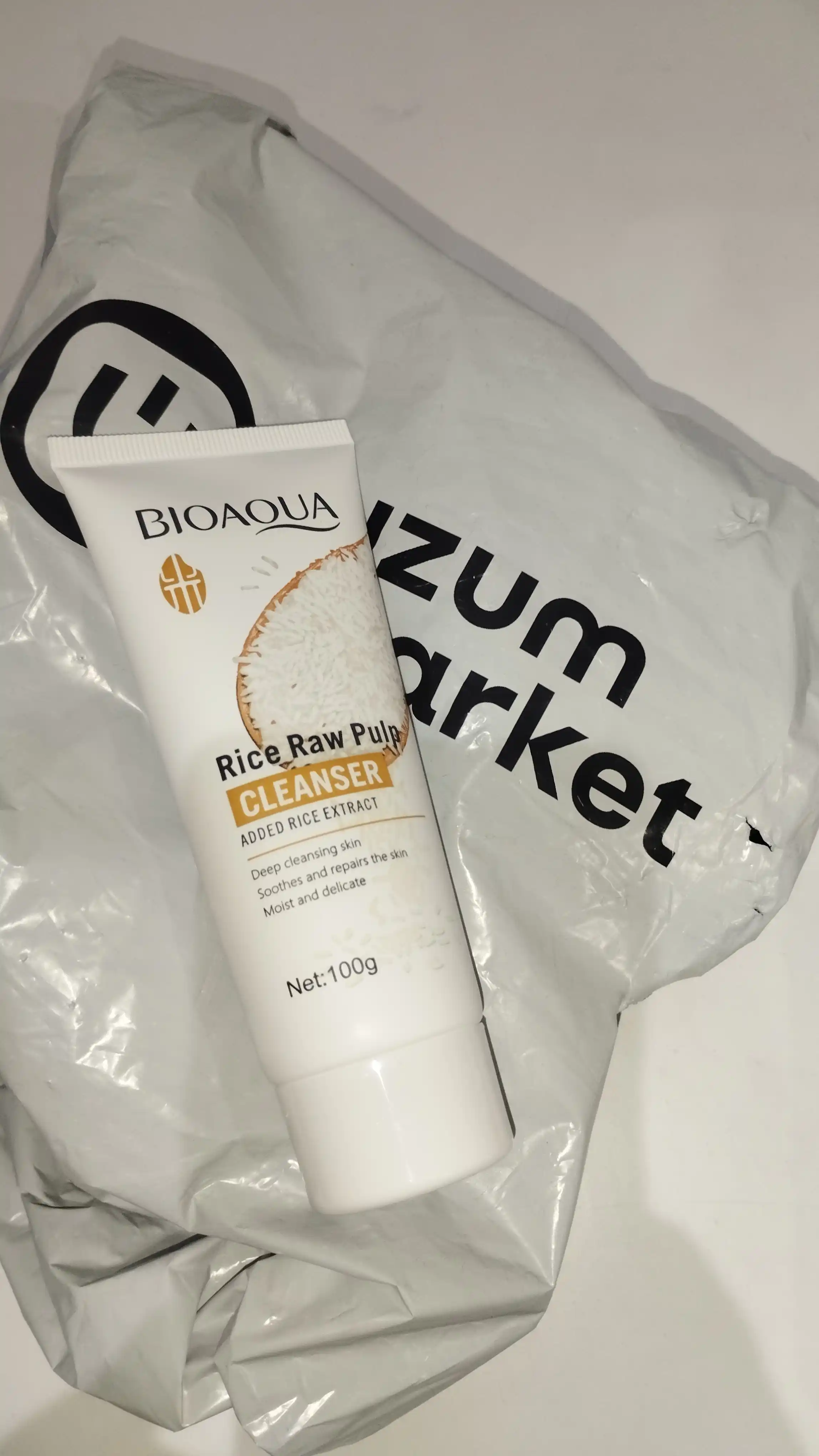 Пенка для умывания с экстрактом риса Rice Raw Pulp Cleanser