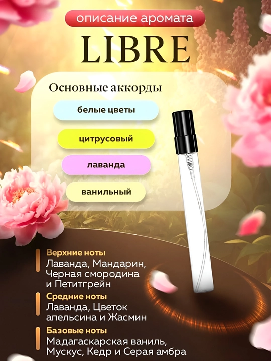 Ayollar uchun atirlar, Libre, ayollar atirlari, ayollar atirlari sinovlari, 3 ml 10 ml 30 ml