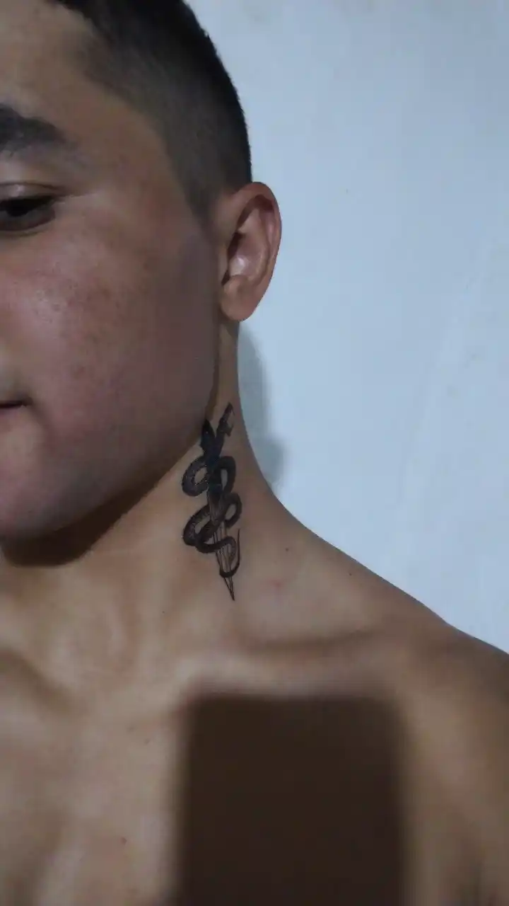 Tatuirovka, universal tatu, vaqtinchalik tatu, tana uchun, bo‘ri, ilon, yulduz