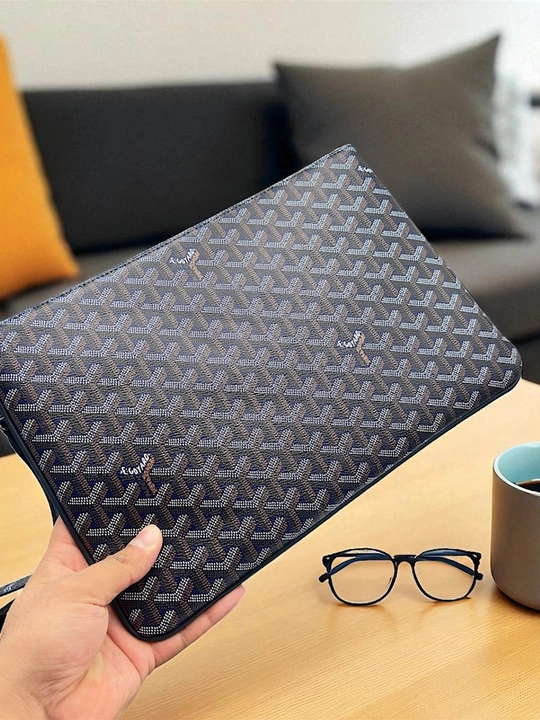 Goyard klatch qo‘l sumkasi, erkaklar va ayollar uchun barsetka, zamonaviy dizaynda