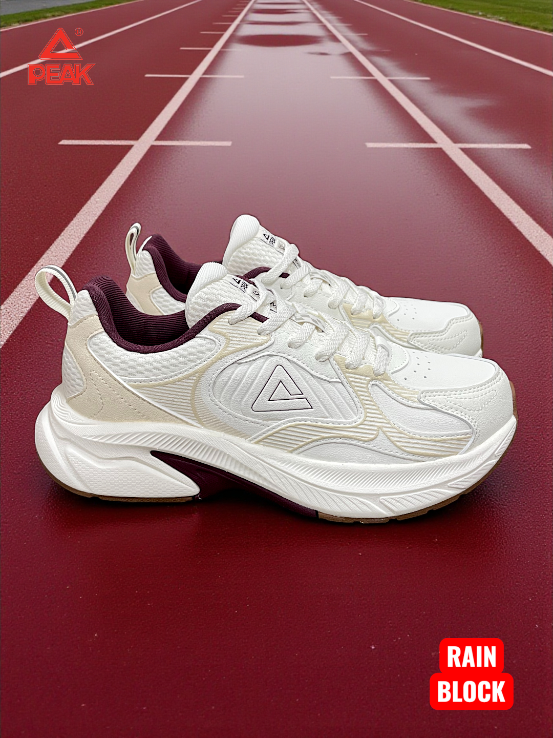 Ayollar uchun krossovkalar PEAK SPORT, yomg'irga qarshi