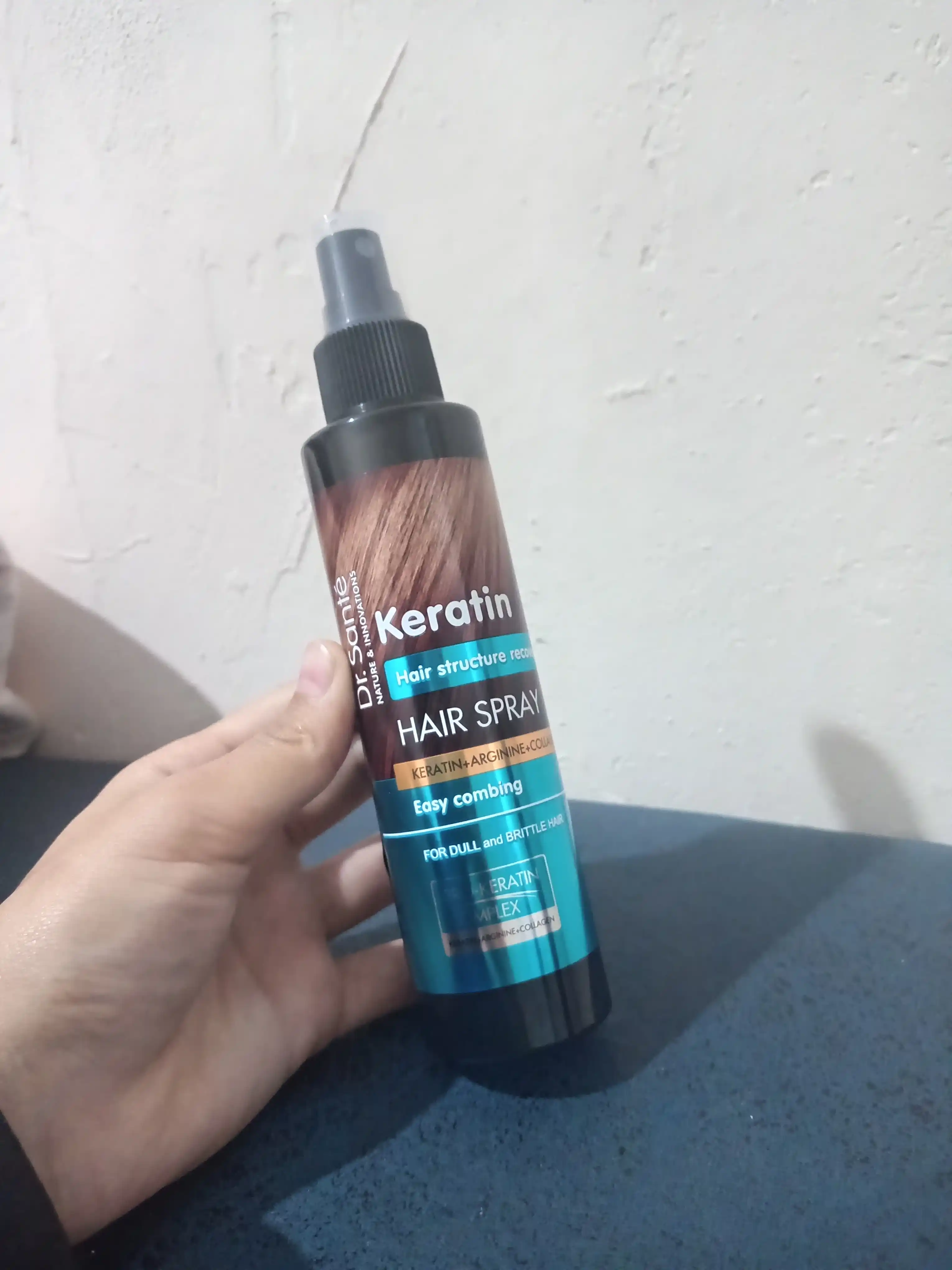 Sochlarni tiklovchi Keratin Hair spreyi, Dr.Sante, 150 ml
