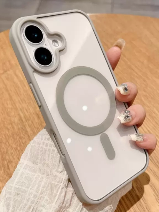 MagSafe прозрачный чехол силиконовый на iPhone 17 pro max, 17 pro, 17 air - 