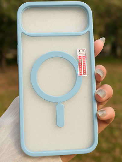 MagSafe прозрачный чехол силиконовый на iPhone 17 pro max, 17 pro, 17 air - 