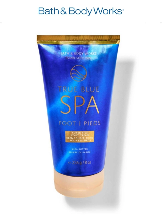Насыщенный крем для ног BATH & BODY WORKS TRUE BLUE SPA 226 г