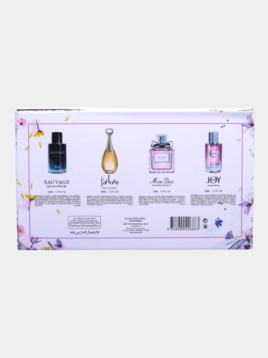 Dior atirlar sovg‘a to‘plami 4x30 ml — har kuni uchun nafis hidlar