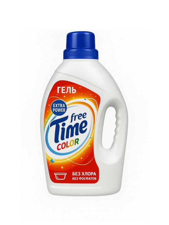Гель для стирки "FREE TIME" Color, 1500 г