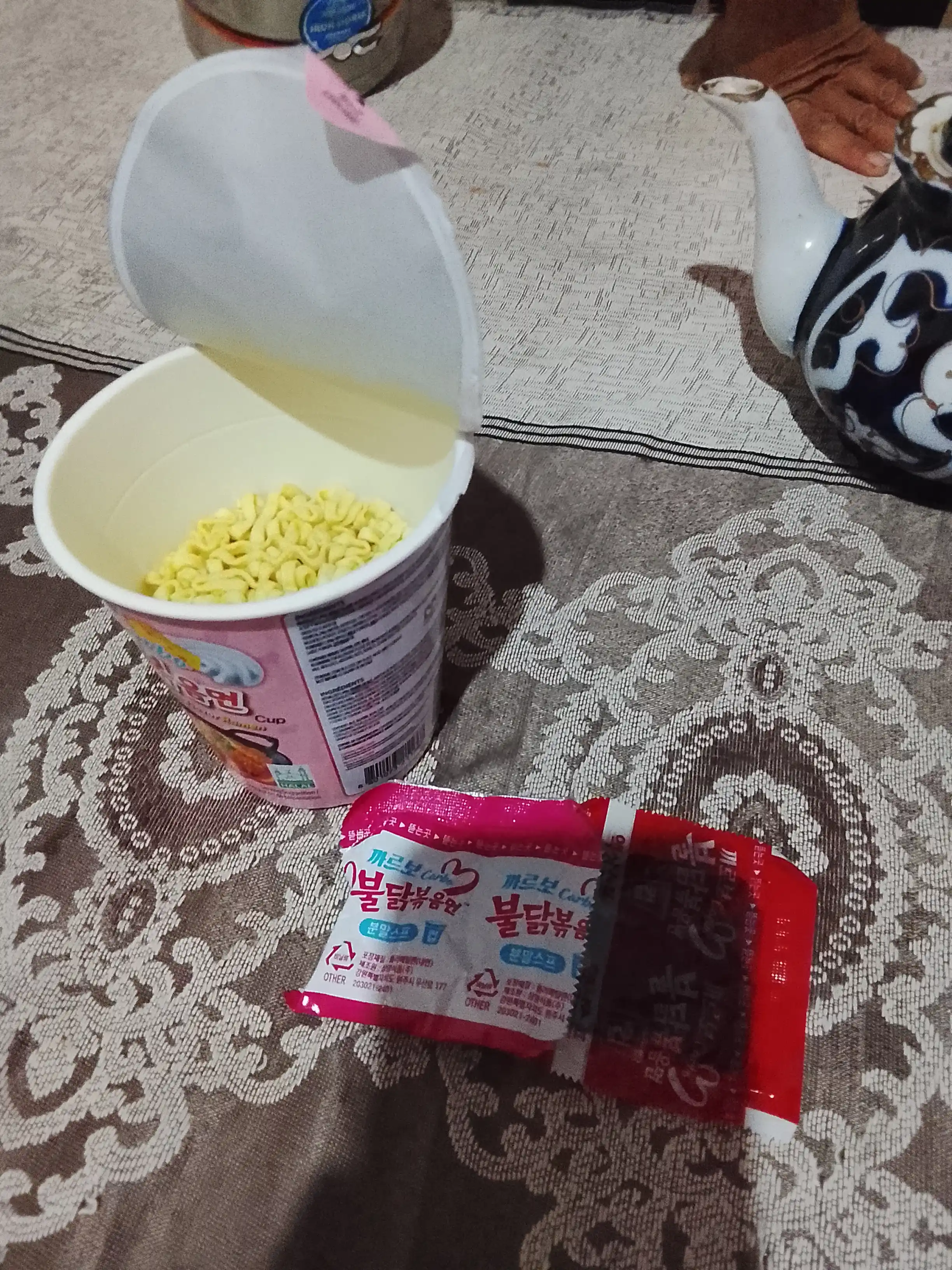 Лапша быстрого приготовления Samyang Cup Buldak Carbonara, 80 гр