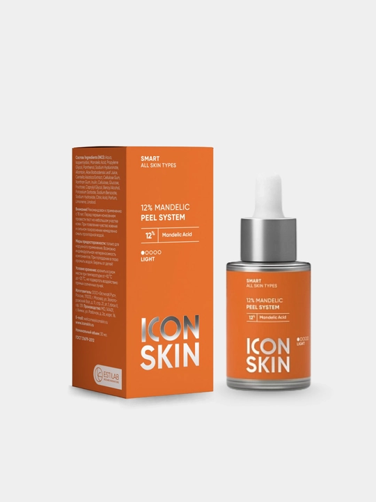 ICON SKIN terini yangilash uchun kislotalar va peptidlar bilan professional piling, 30 ml
