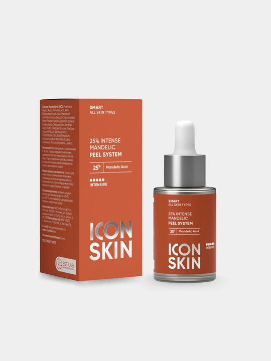 ICON SKIN terini yangilash uchun kislotalar va peptidlar bilan professional piling, 30 ml