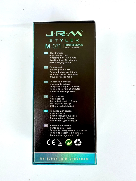 Professional soch-soqol trimmeri, metall korpus, USB quvvatlagich