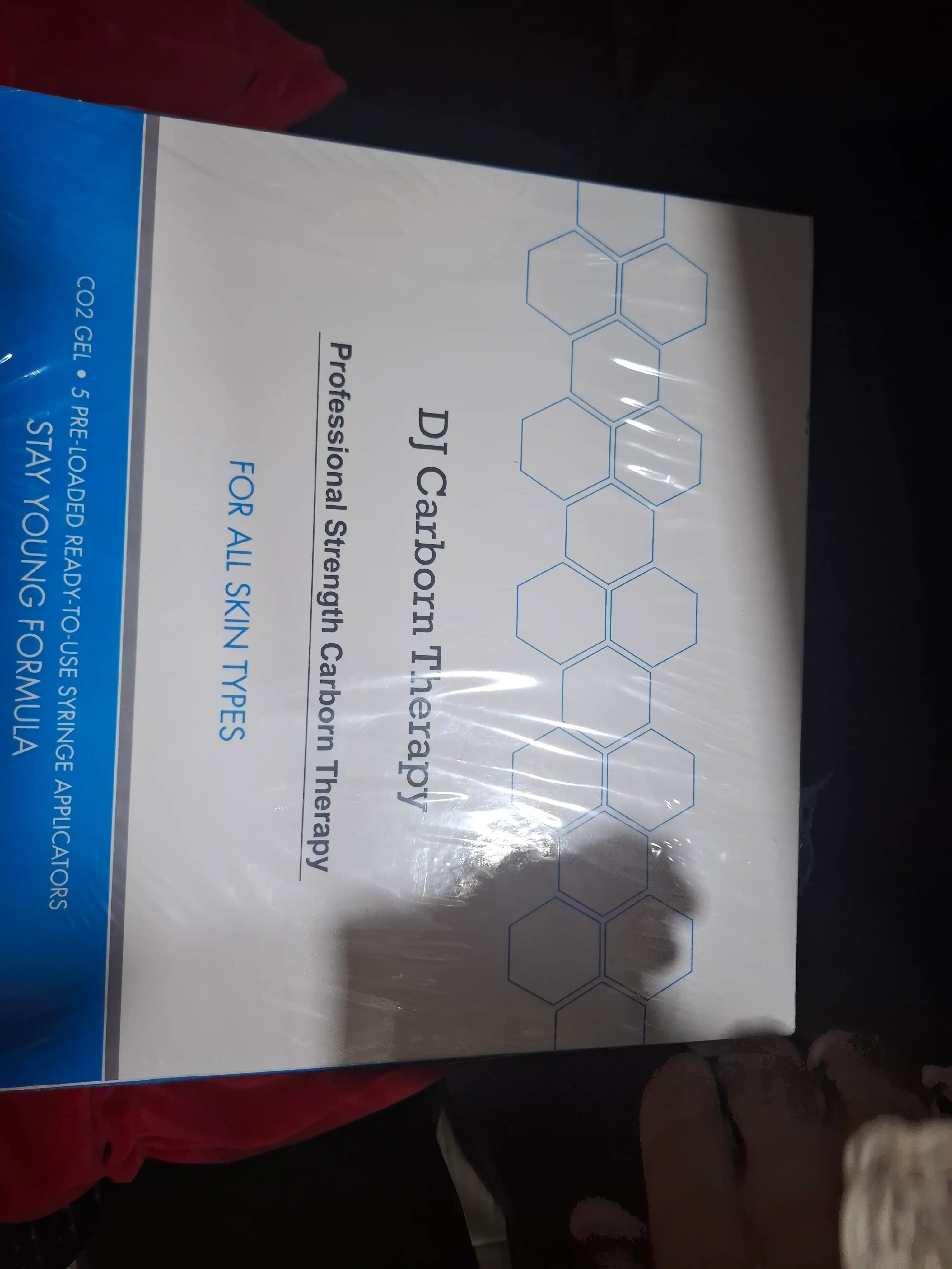 Karboksiterapiya DJ Carborn Therapy yuz uchun parvarish toplami 5 dona niqob + 5 dona gel