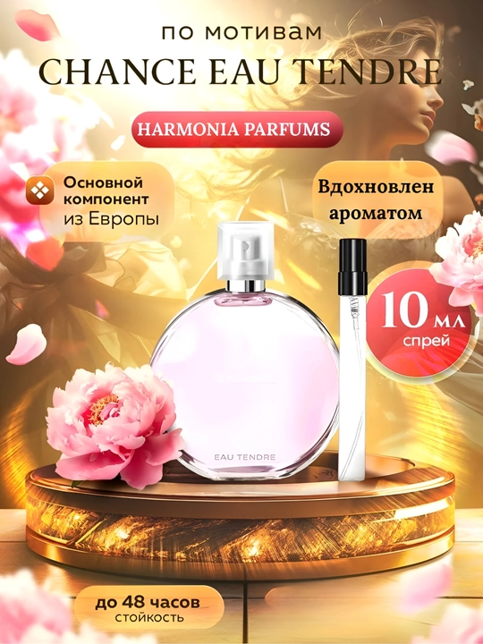 Chanel Chance Eau Tendre духи женские парфюм цветочный фруктовый аромат Chanel - 