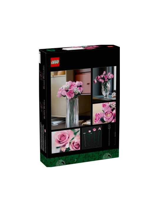 Конструктор LEGO Букет розовых роз 10374, 789 деталей
