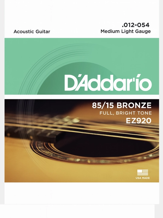 D’Addario EZ920 akustik gitara uchun strunalar - 
