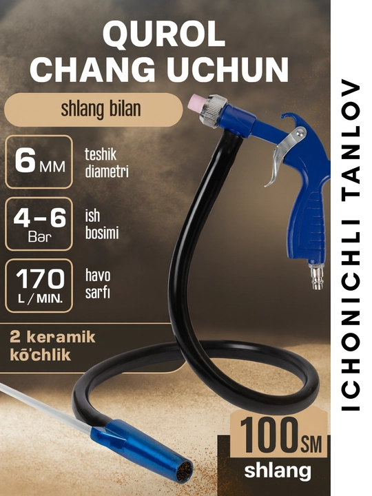 VOYLET chang purkaydigan qurol pnevmatik sandblast tozalash uchun