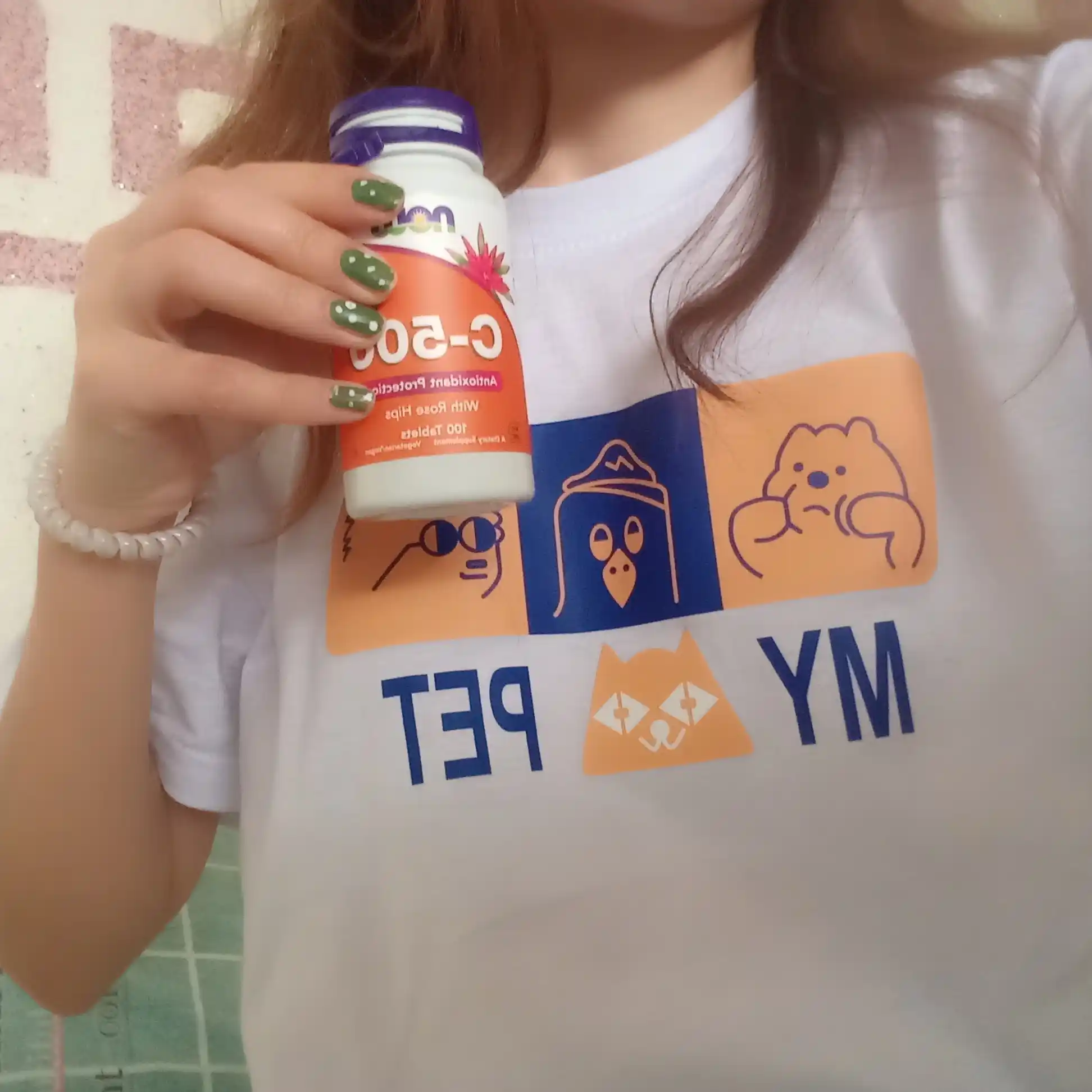 NOW Supplements, Vitamin C 500 mg va 1000 mg na'matak bilan, Halol