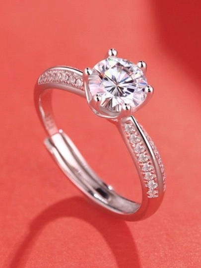 Серебряное кольцо, женское, 925 проба — BJJB-UZUK1-БЕЖМЕЛ