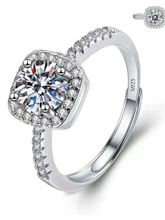 Серебряное кольцо, женское, 925 проба - 