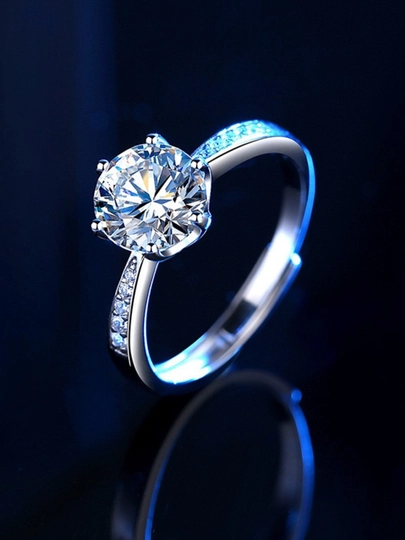 Серебряное кольцо, женское, 925 проба — BJJB-UZUK1-МЕНТОЛ