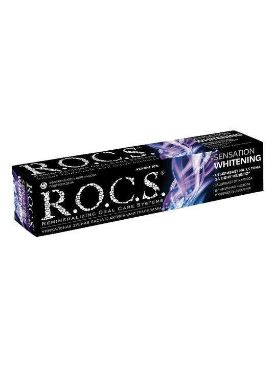 R.O.C.S. Tish pastasi Sensatsiyali oqartirgich, 74 g