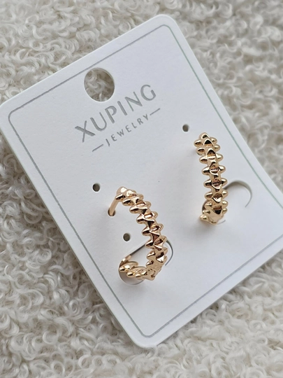 Кольцевые серьги для девочек и женщин, Xuping
