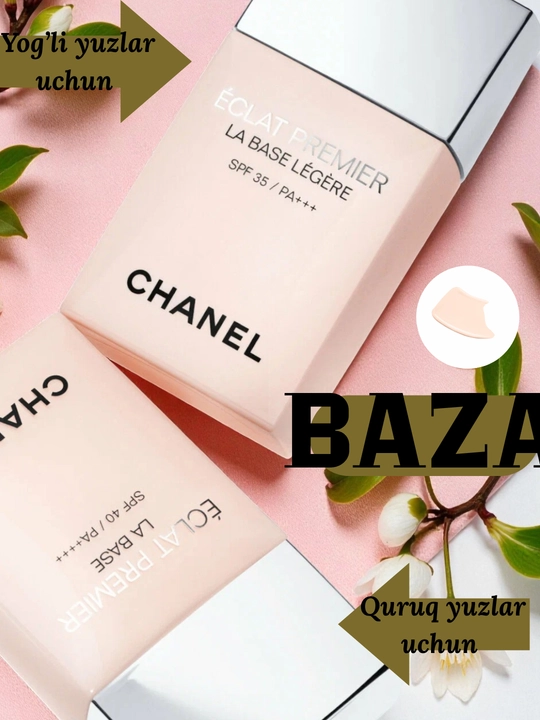 CHANEL Makiyaj uchun Baza oqartiruvchi va namlantiruvchi - 