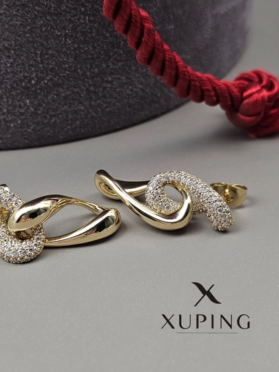 Серьги для девочек и женщин, Xuping — 1001PRT-XUPINGT-МЕДН