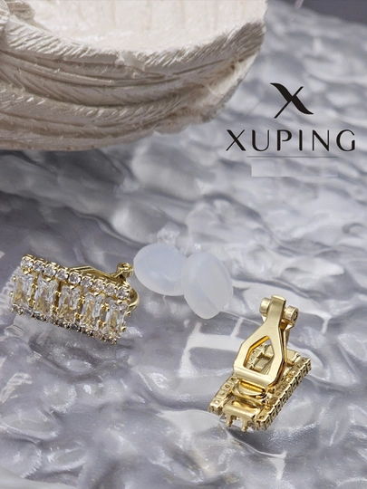 Серьги для девочек и женщин, Xuping — 1001PRT-XUPINGT-МОЛОЧ