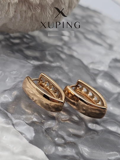 Серьги для девочек и женщин, Xuping — 1001PRT-XUPINGT-ПЕСОЧ