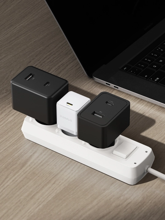 Universal zaryadlash qurilmasi Baseus Palm Fast Charger 1C, 20 Vt zaryadchik, kabel bilan
