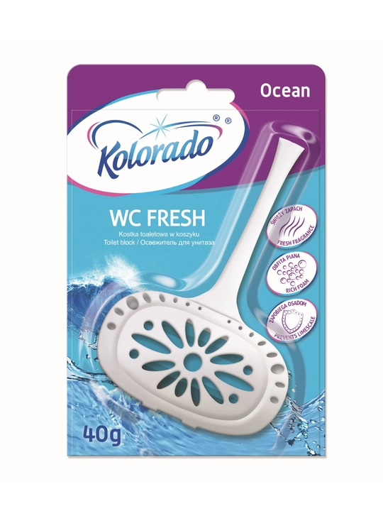 KOLORADO Блок туалетный WC Fresh Ocean Морской, 40 г 