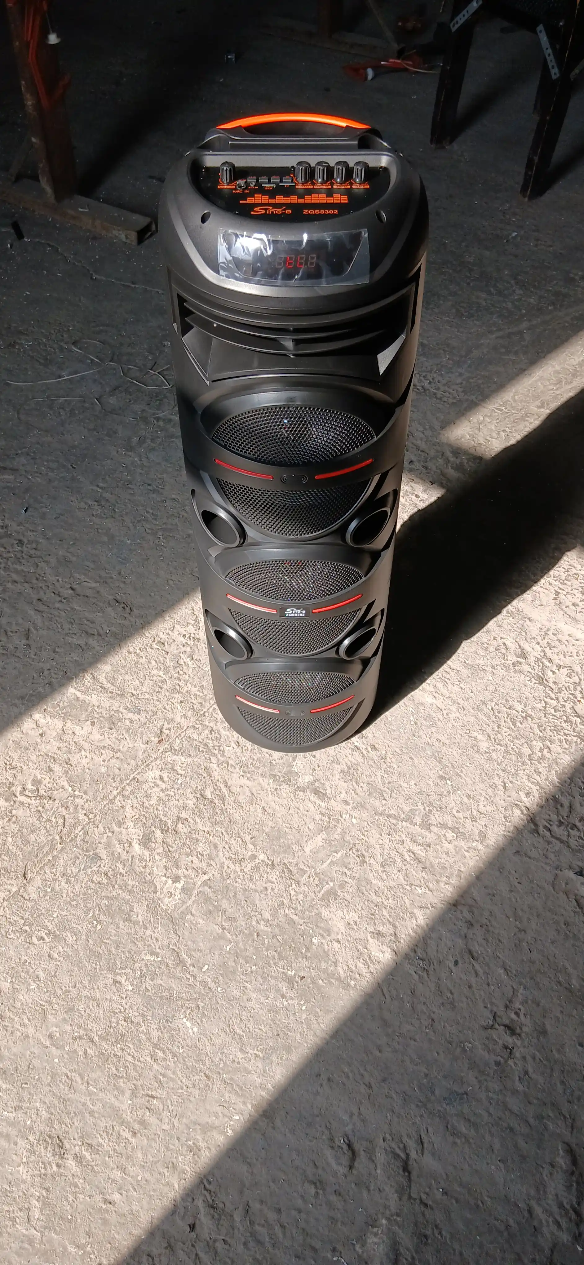 Караоке колонка Sing-e ZQS-8221, ZQS-8301, ZQS-8302, ZQS-8220S, Bluetooth, RGB, с микрофоном и пультом 