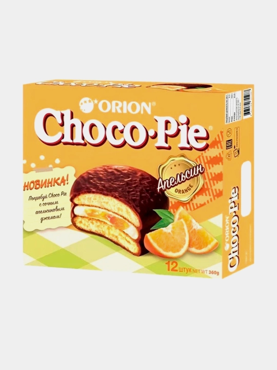 Choco-Pie Orange pirojnasi, 12 dona × 360 g - 
