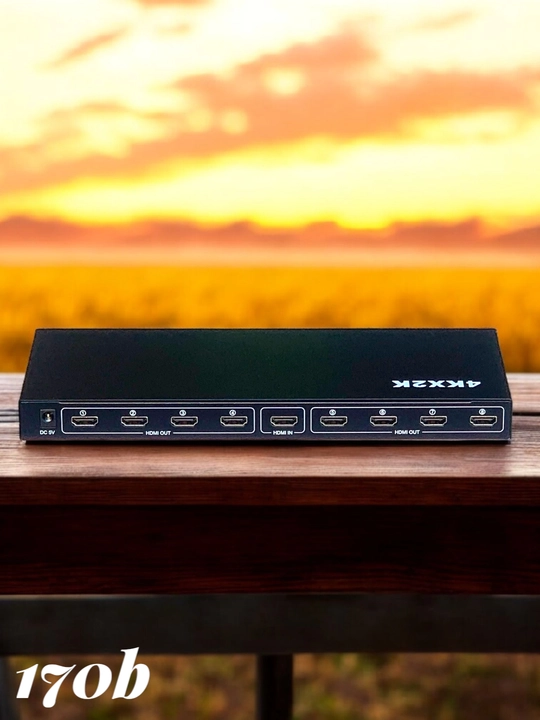HDMI разветвитель сплиттер делитель на 8 ver 1.4 3D 4K - 