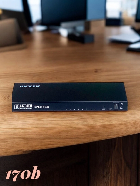 HDMI splitter 8 ver 1.4 3D 4K ga ajratuvchi