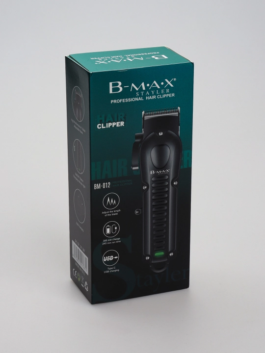 Soch va soqol olish uchun simsiz trimmer-mashinka B-MAX