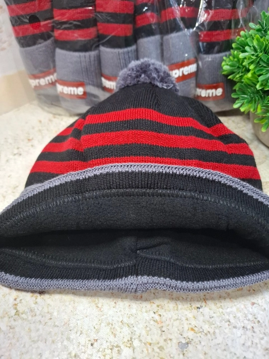 Supreme bosh kiyim, erkaklar uchun, universal, pomponli, 55-60 sm
