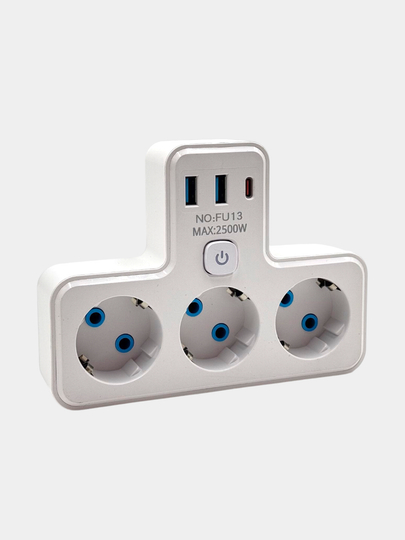 USB troynik, type-s, quvvati 10 amper, yoqish va o‘chirish tugmasi