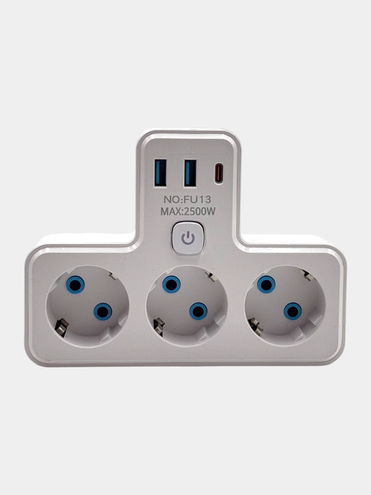 USB troynik, type-s, quvvati 10 amper, yoqish va o‘chirish tugmasi