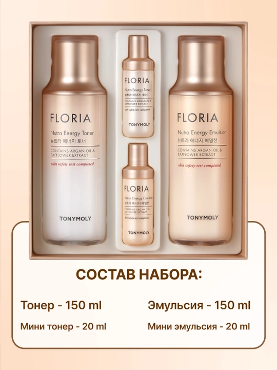 Набор для ухода за кожей Floria Nutra Energy Skin Care Set