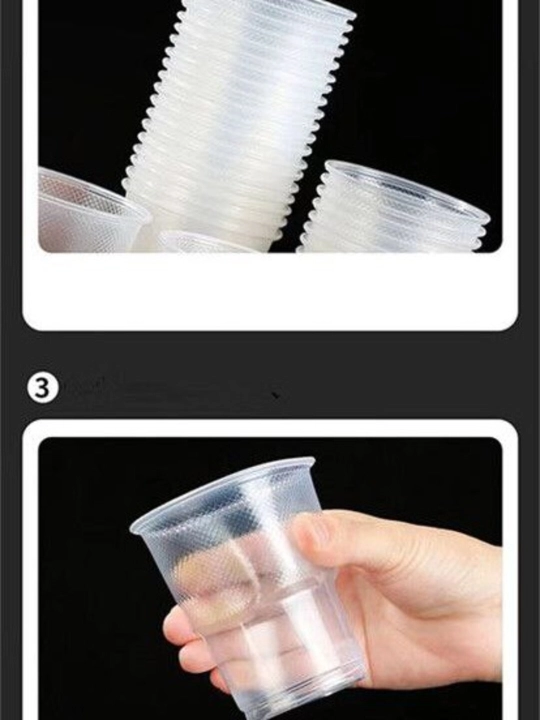 Plastik bir martalik, 200 ml stakanlar - toza va qulay