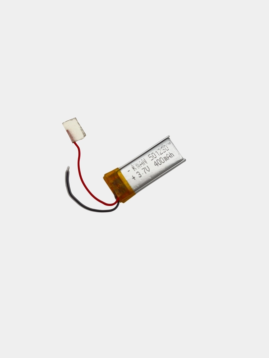 KWAN 501230 3.7V 400mAh litiy-ion qayta zaryadlanuvchi akkumulyator