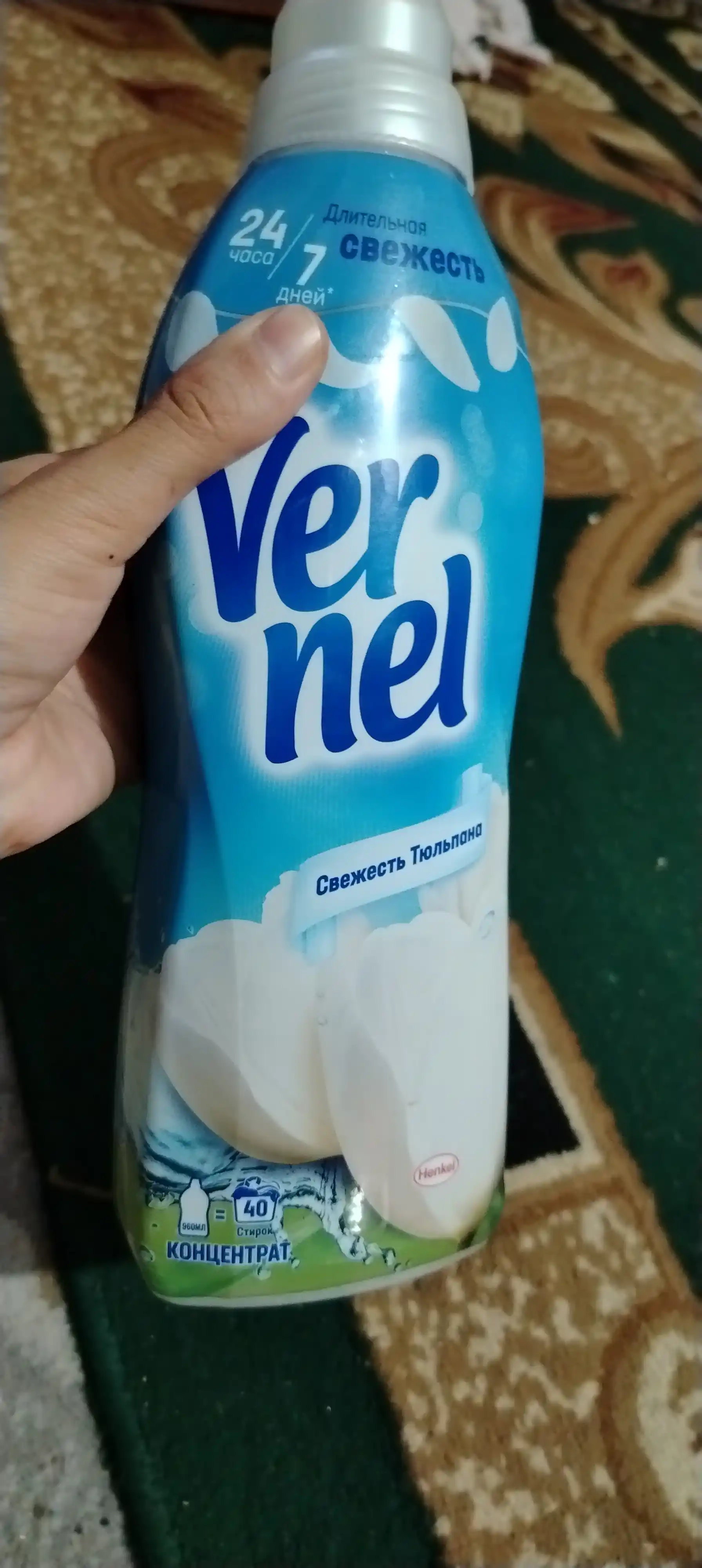Кондиционер Vernel свежесть тюльпана, 960 мл